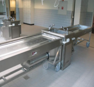 Mesa de disección - MA-2004 - MEDIS Medical Technology - rectangular / móvil / de anclaje