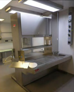 Mesa de trabajo - MA-2306 - MEDIS Medical Technology - de disección / para animales / giratoria