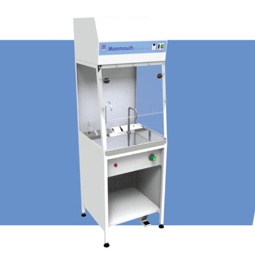 Estación de trabajo de distribución de formol - Circulaire® C650FD - Monmouth Scientific - con estantes / con fregadero / compacta