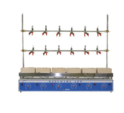 Manta calefactora múltiple de laboratorio analógica - J-H6S - Jisico - para digestión de Kjeldahl