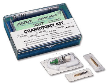 Kit de instrumentos para craneotomía - ACRA-CUT - estéril