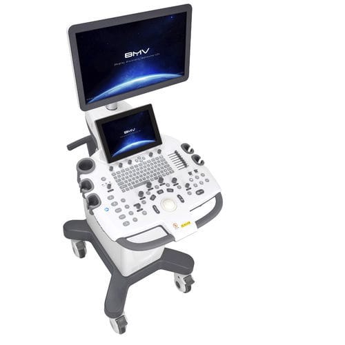 Ecógrafo con soporte - BPU100 Exp - BMV - para ecografía ginecológica y obstétrica / para ecografía cardiovascular / para ecografía con anestesia y en cuidados intensivos
