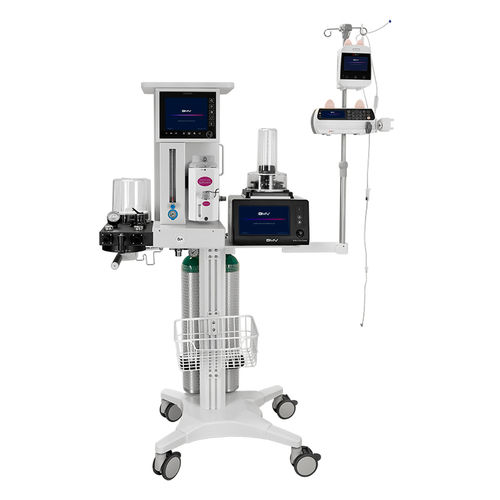 Estación de anestesia veterinaria para la experimentación con animales - BAM-8 Pro Vet - BMV - para roedores / para animales grandes / en carro