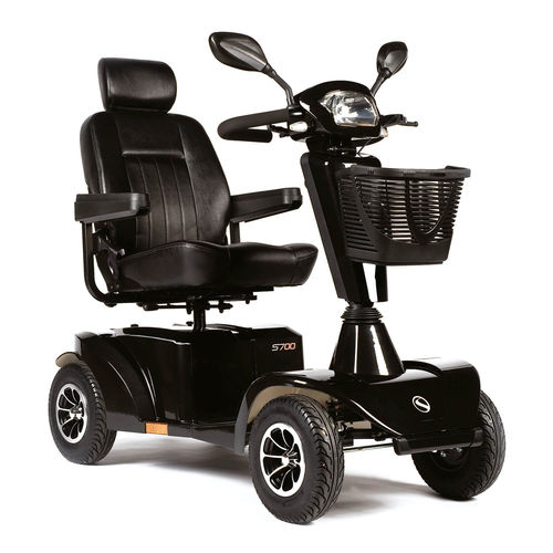 Scooter para movilidad reducida eléctrico - S700 - Sunrise Medical - con 4 ruedas / con cesto