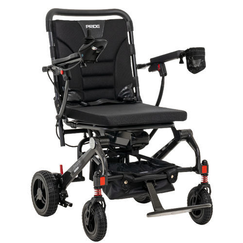 Silla de ruedas eléctrica - Jazzy® - Pride - de exterior / de interior / plegable