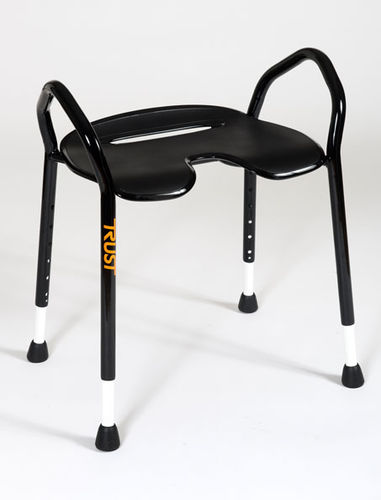 Taburete de ducha con reposabrazos - Let's Enjoy - Trust Care - de altura variable