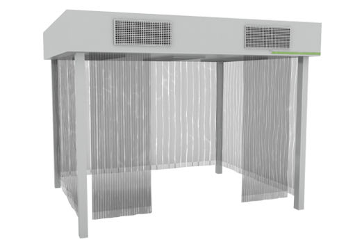 Sala blanca para la industria farmacéutica - ACM-SWCR-4129 - Acmas Technologies - modular / de paredes suaves