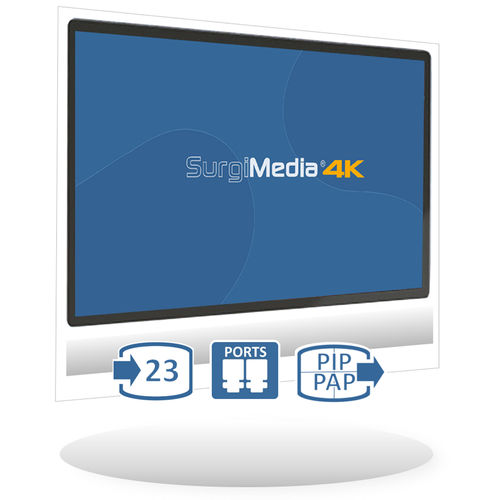 Sistema de gestión de visualización - XXL 4K-IPE 50 - SURGIMEDIA / ISIS - de archivo DICOM / para PACS / de vídeo
