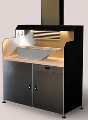 Mesa de trabajo - DFW Europe - de preparación de cenizas / con ventilación / de acero inoxidable