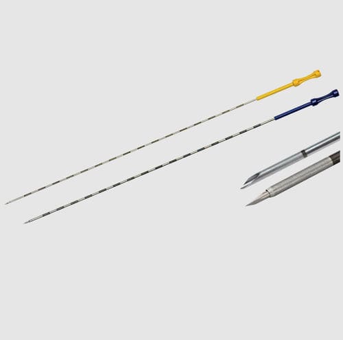 Aguja de inyección para curiterapia - 1171-0430 - Eckert & Ziegler - 17 G / 18 G