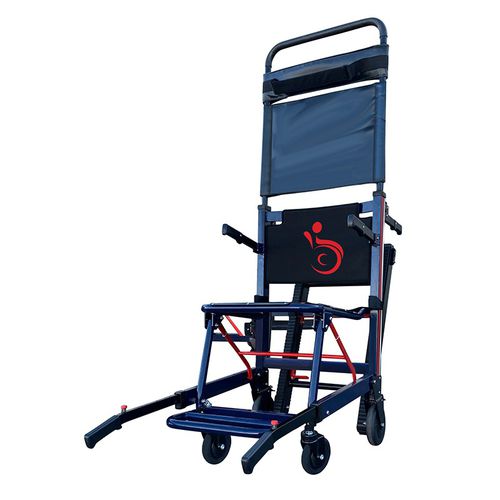 Silla de evacuación salvaescaleras - Mobimedical - con ruedas / con reposapiernas