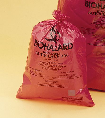 Bolsa de envasado para riesgo biológico - F13165-1419 - ATS Scientific Products - para residuos de servicios médicos / apta para autoclave / de un solo uso