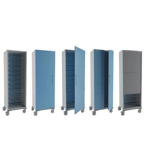 Armario para ordenar - Medstor GmbH - con canasta / móvil / con 1 puerta