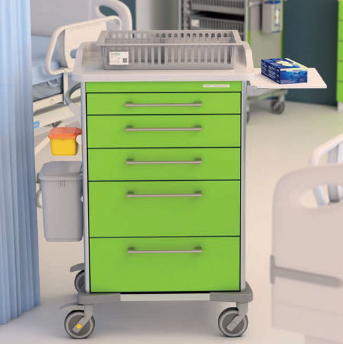 Carro para transporte - MC6500 series - Medstor GmbH - con cajón / con papelera