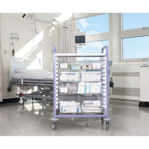 Carro de medicamentos - MH3166B - Medstor GmbH - para cuidados / con bandejas