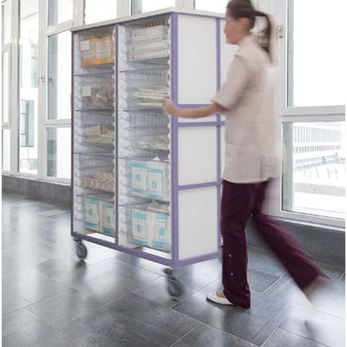 Carro para bolsas de hospital - MH4206S - Medstor GmbH - para lavandería / de transporte / de almacenamiento