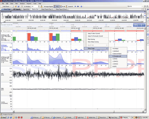 Software para estimulación neurofisiológica - NeuroScore - DSI - para experimentación con animales / de análisis / de diseño