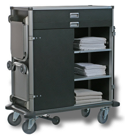 Carro para bolsas para ropa limpia - Atlas - ARIANEL - para ropa sucia / médico / con estante