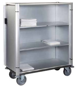 Carro para bolsas para ropa limpia - Venus - ARIANEL - médico / con 2 puertas / 2 estantes