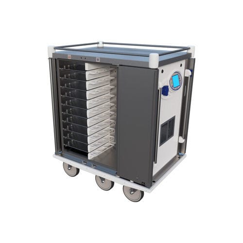 Carro médico - ERG’ELEC - ELECTRO CALORIQUE Groupe - para comidas / de distribución / de distribución de bandejas