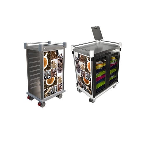 Carro médico - PETIT DEJ' - ELECTRO CALORIQUE Groupe - para transporte / desayuno / de distribución
