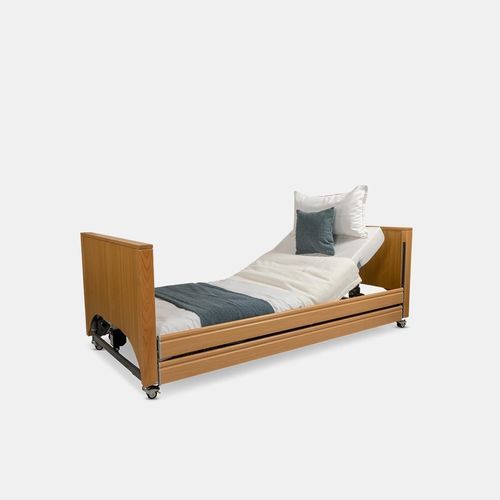 Cama médica - ECOFIT PLUS LOW - TEKVOR CARE - para asistencia domiciliaria / eléctrica / de altura regulable