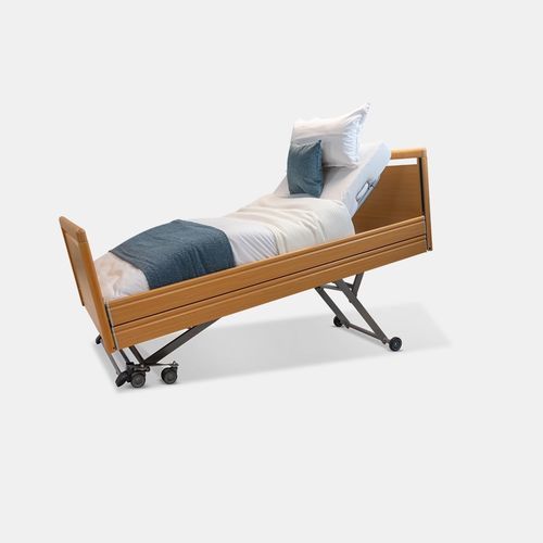 Cama para cuidados intensivos - SERACARE - TEKVOR CARE - mecánica / de altura regulable / con ruedas