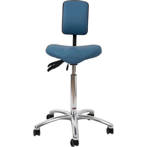 Silla de oficina de laboratorio - Samba 110 - VELA Medical - para adulto / con ruedas / neumática