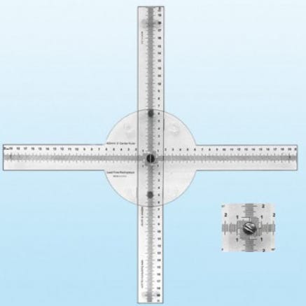Regla de rayos X - X-Ray Ruler - QUART X-Ray QA Solutions