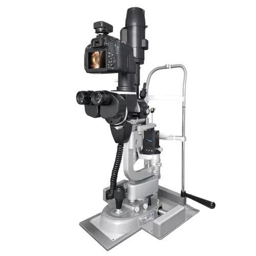 Lámpara de hendidura digital - LS-7DE - ChongQing SunKingdom Medical Instrument - de mesa