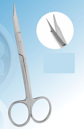 Tijera para cirugía dental - 103-112 - AR INSTRUMED DEUTSCHLAND GmbH - de Goldman-Fox / para humanos / curvada