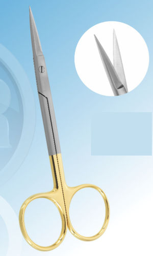Tijera para cirugía dental - 103-049-1 - AR INSTRUMED DEUTSCHLAND GmbH - Iris / para humanos / de carburo de tungsteno
