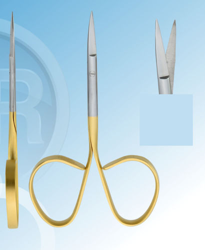 Microtijera para odontología - 109-007 - AR INSTRUMED DEUTSCHLAND GmbH - de microcirugía / Iris / para humanos
