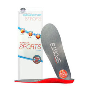 Plantilla ortopédica con refuerzo del arco longitudinal - Sports - Docpods - con almohadilla para el talón