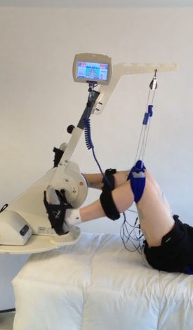Pedaleador de ejercicio brazos y piernas - RT300 - Restorative Therapies - decúbito dorsal