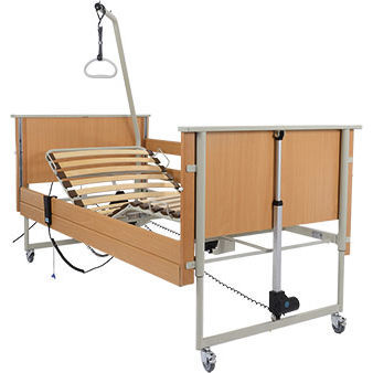 Cama médica - D4 - aks - Aktuelle Krankenpflege Systeme - eléctrica / de altura regulable / muy baja