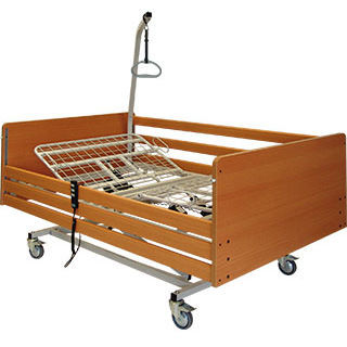 Cama de hospital - SB XL - aks - Aktuelle Krankenpflege Systeme - eléctrica / bariátrica / de altura regulable
