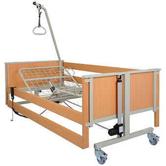 Cama para asistencia domiciliaria - L5 - aks - Aktuelle Krankenpflege Systeme - eléctrica / de altura regulable / con ruedas