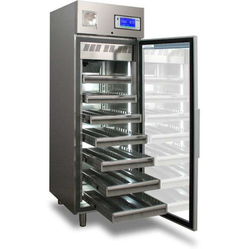 Refrigerador de banco de sangre - TC 550-G - tritec - de tipo armario / con 1 puerta / con sellado hermético