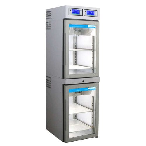 Refrigerador médico - TC 108-2 - tritec - de tipo armario / con 2 puertas / con puerta de cristal