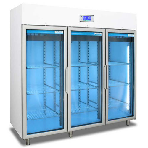 Refrigerador de laboratorio - TC 114-2 - tritec - de tipo armario / con 3 puertas / con puerta de cristal