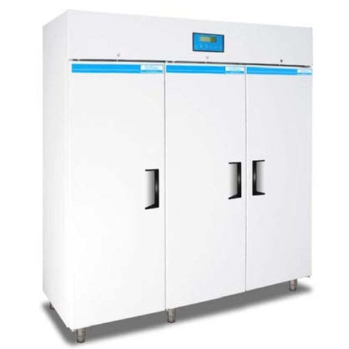 Refrigerador de laboratorio - TC 208 - tritec - de tipo armario / con 3 puertas / de descongelación automática