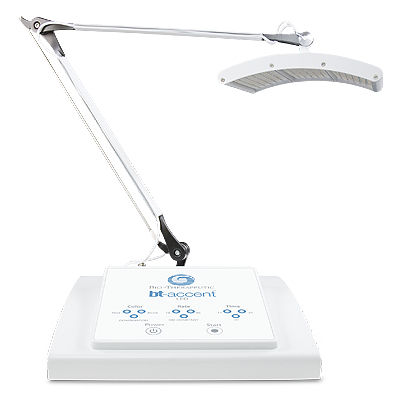 Lámpara de fototerapia estética - bt-accent™ - Bio-Therapeutic - de mesa / de luz azul