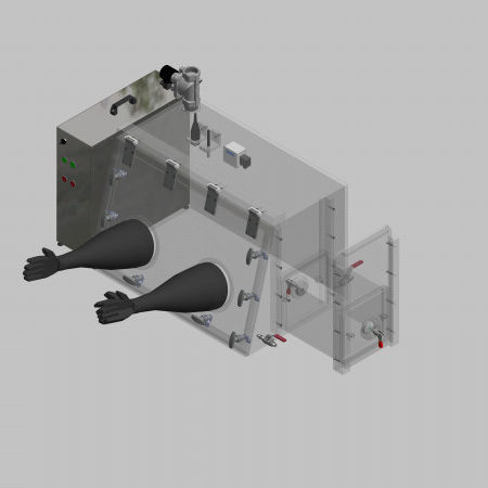 Caja de guantes de laboratorio - 52177 - Inertec - para la industria farmacéutica / para I+D / de mesa