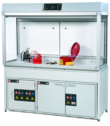 Campana de escape - GAP.095.180.060 - Inertec - de laboratorio / para material peligroso / de pie