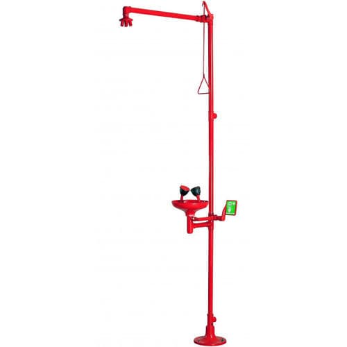 Unidad de limpieza ocular con fregadero - 10482 - Inertec - con ducha de emergencia