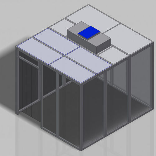 Sala blanca de grandes dimensiones - C2540 - Inertec