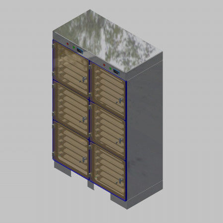 Armario para material peligroso - 51449 - Inertec - de laboratorio / con puerta / con cajón