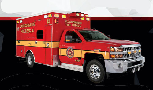 Ambulancia tipo I - EXPRESS PLUS  - Braun Industries, Inc. - paramédica / de traslado / con cuerpo modular independiente