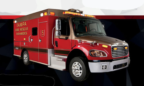 Ambulancia para el traslado de pacientes - SUPER CHIEF - Braun Industries, Inc. - con cuerpo modular independiente / tipo I / diésel